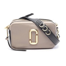 MARC JACOBS The Softshot The 21 Borsa a tracolla in pelle grigio beige M0014591