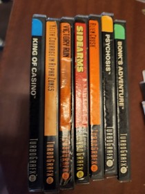 TurboGrafx-16 7-Game HuCard Lot - Bonk's Adventure, Psychosis, Alien Crush + Mor
