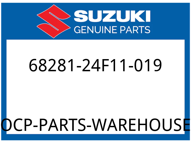 EMBLEM,"SUZUKI" (BLACK)