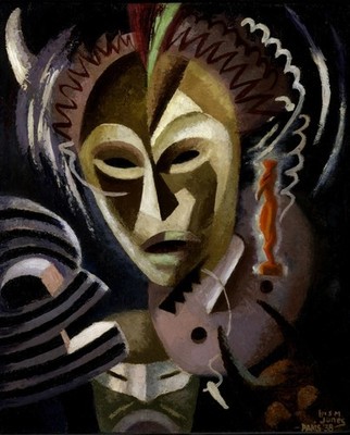 Les Fetiches (1938) by Lois Mailou Jones - African Art wall Art Home Decor