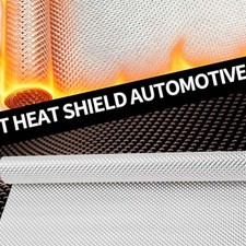 Exhaust Heat Shield Wrap 304 Stainless Steel Muffler Thermal Insulation Armor
