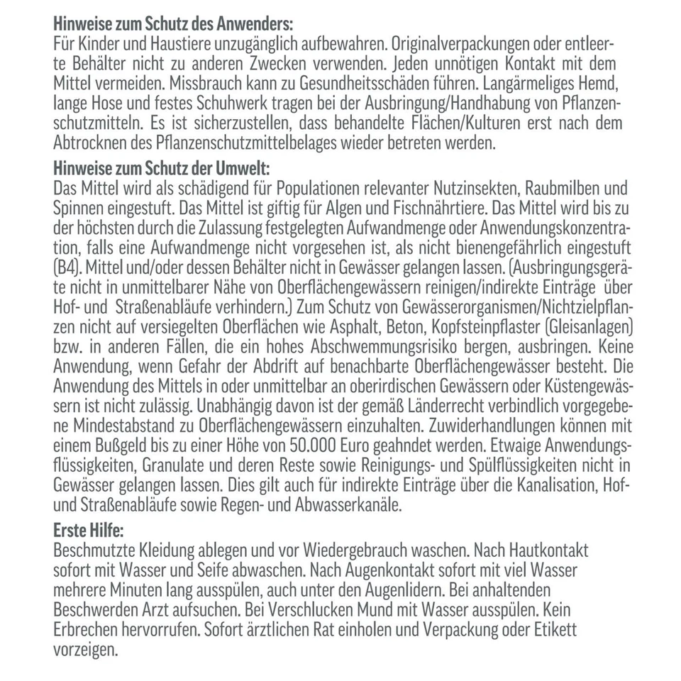 Roundup Unkrautvernichter Express 2,5 Liter AF Unkrautex gegen Unkrautfrei - Bild 4 von 4