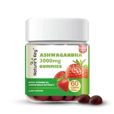 Nature's Key Ashwagandha 3000mg 60 Gummies
