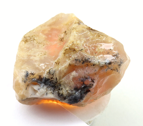 Opale Giallo Naturale Certificato Australiano Grezzo Non Tagliato Gemma Sciolta 273 Ct - Foto 3 di 8