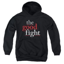 The Good Fight Kids Hoodie Logo Black Hoody