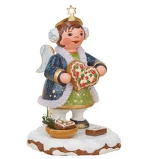Original Hubrig Folk Art Himmelskind - Lebkuchenherzchen Ore Mountains
