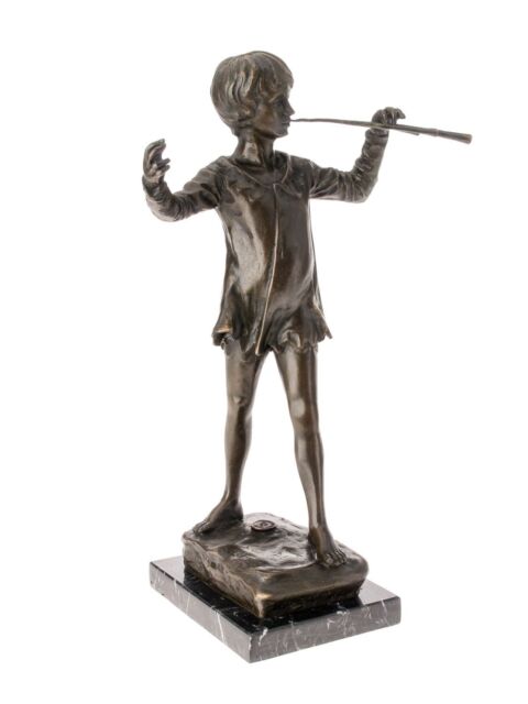 Bronzeskulptur Peter Pan nach George Frampton Bronze Skulptur Figur Replika