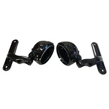 Black Auxiliary Lighting Brackets w/ Light Ho...