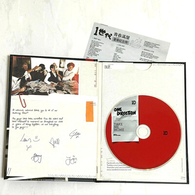 One Direction 2012 Take Me Home Ltd Yearbook Taiwan Digibook CD w