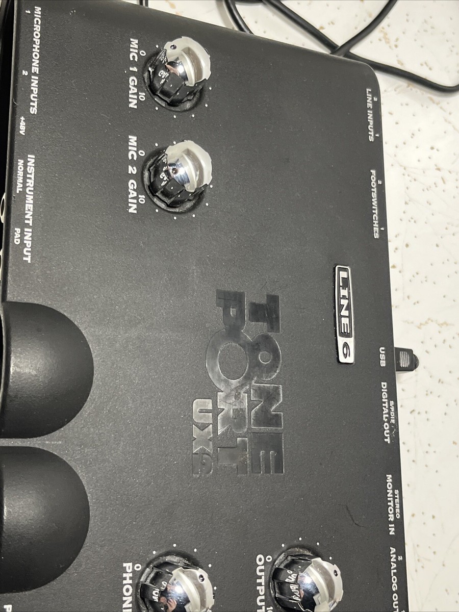 Line 6 TonePort UX2 Digital Audio Recording Interface Guitar USB