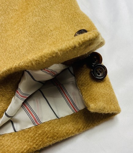 Kiton Napoli Cashmere Vicuna Brown Mens Blazer Size 48 Drop L7 Excellent Rare - 第 3/7 張圖片