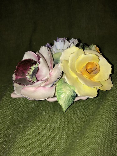 Vintage Porcelain Radnor Bone China Flowers Very Colorful, Beautiful - Picture 6 of 7