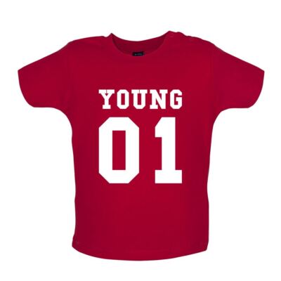 Young 01 - Baby T-Shirt / Strampler - Sänger Lied Liebe Fan chaotisch Konzert Gig