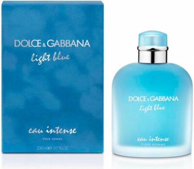 Dolce & Gabbana Light Blue Eau Intense pour Homme 200 ml  EDP Eau de Parfum 