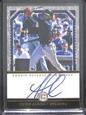 2018 Panini Cornerstones Baseball Rookie Autograph #RRS-OZ Ozzie Albies 