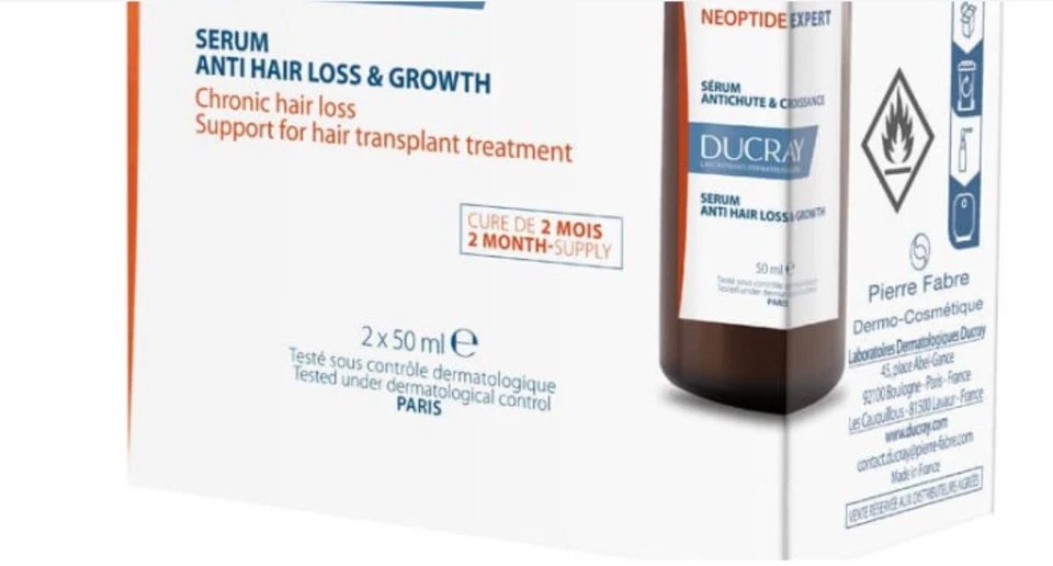 Ducray Neoptide Expert Suero Anti-Caída y Crecimiento Apoyo Cabello Sano Foto 4 de 4