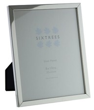 Image of Sixtrees Elite Wide Profile Silver Plated 2 x 3 inch - 8 x 10 inch Photo Frames