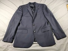 J Crew Ludlow Loro Piana Super 120s Wool Blue Two Button Blazer Mens 42R