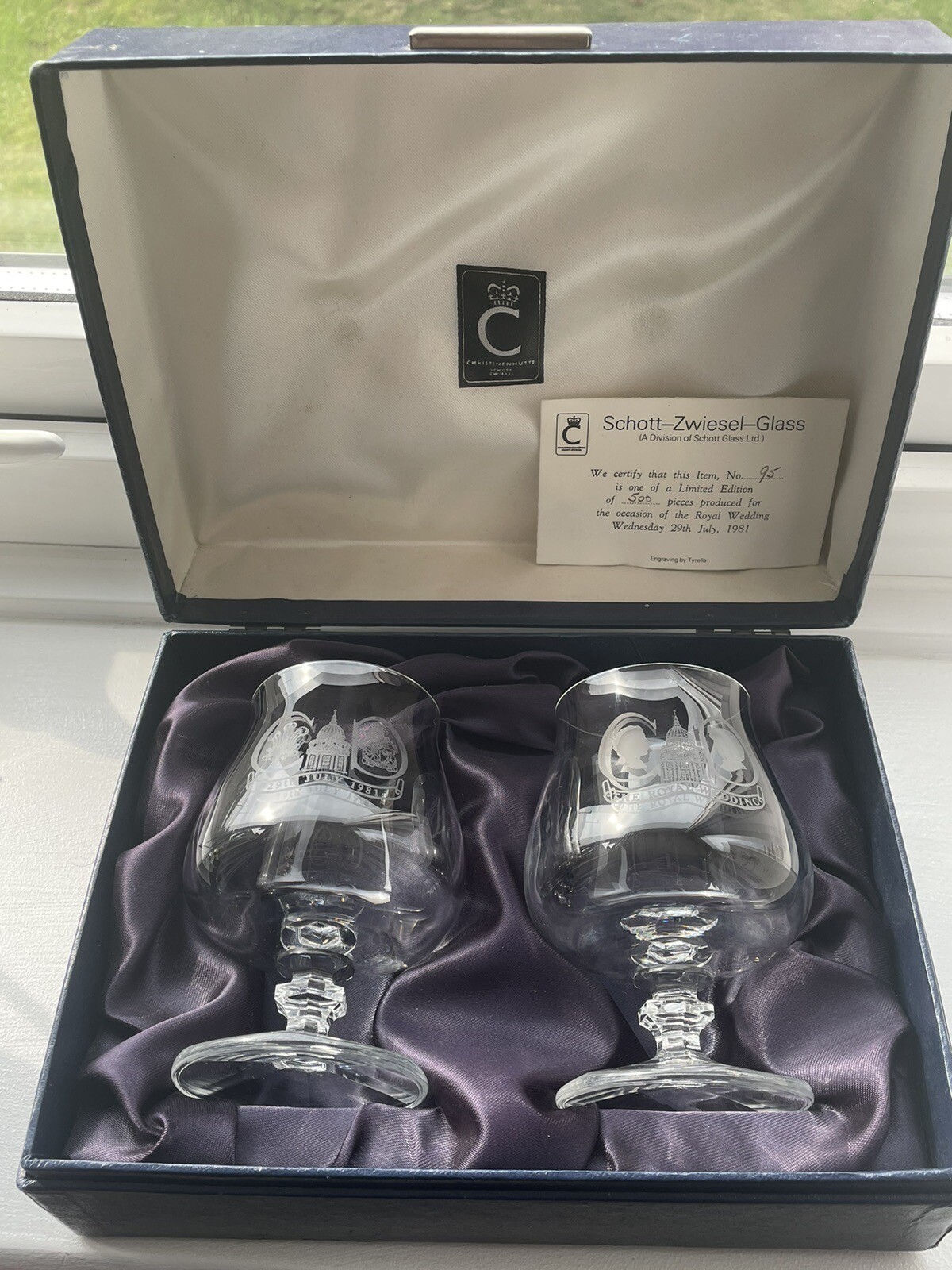 Glas 1981 Christinen Hütte Schot Zwiesel