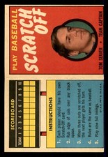 1970 Topps Scratch-Offs Baseball #19 Tom Seaver VG/EX *d3
