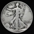 1940-S Walking Liberty SILVER Half Dollar Nice Circulated Condition