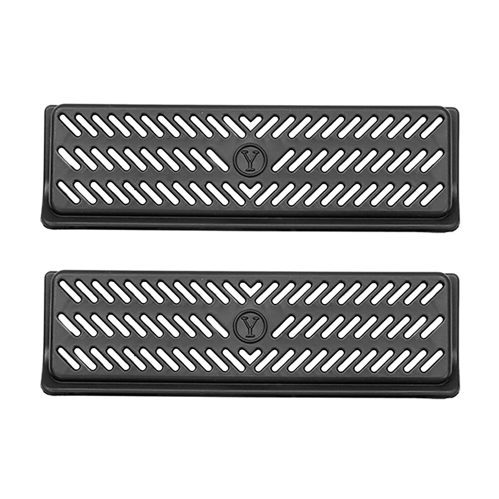 Rear Under Seat Air Conditioning Outlet Grille Protector Covers For Tesla Model