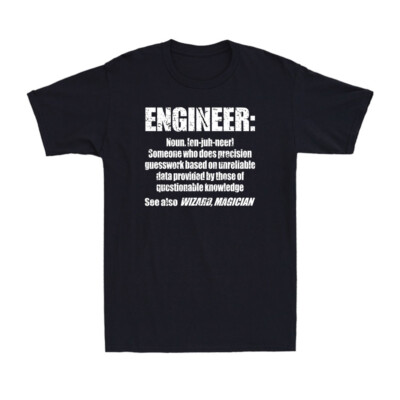 Engineer T-Shirt Funny Engineer Noun Gift For Engineer Engineering Men's T-Shirt