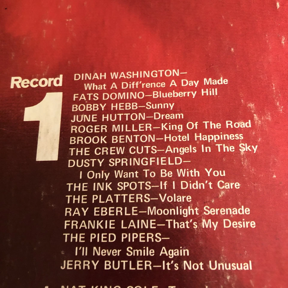 "The Stars & Hits of 36 Top Entertainers" 3 LP Box Set Vintage Foto 3 de 4