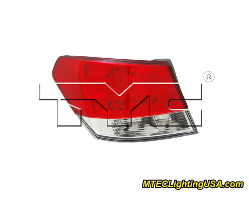 TYC NSF Left Outer Side Tail Light Lamp Assembly for Subaru Legacy 2010-2014 - Picture 1 of 2