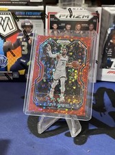 Tyus Jones 2020-21 Panini Prizm Fast Break Red Disco Prizm #21 /125 Grizzlies