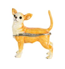 Cassetta Accessori Scatola Chiwawa Porta Pillole Figurine Del Cane Chihuahua