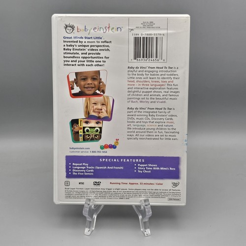 Baby Einstein: DVD Baby da Vinci From Head to Toe Disney - Imagen 3 de 4