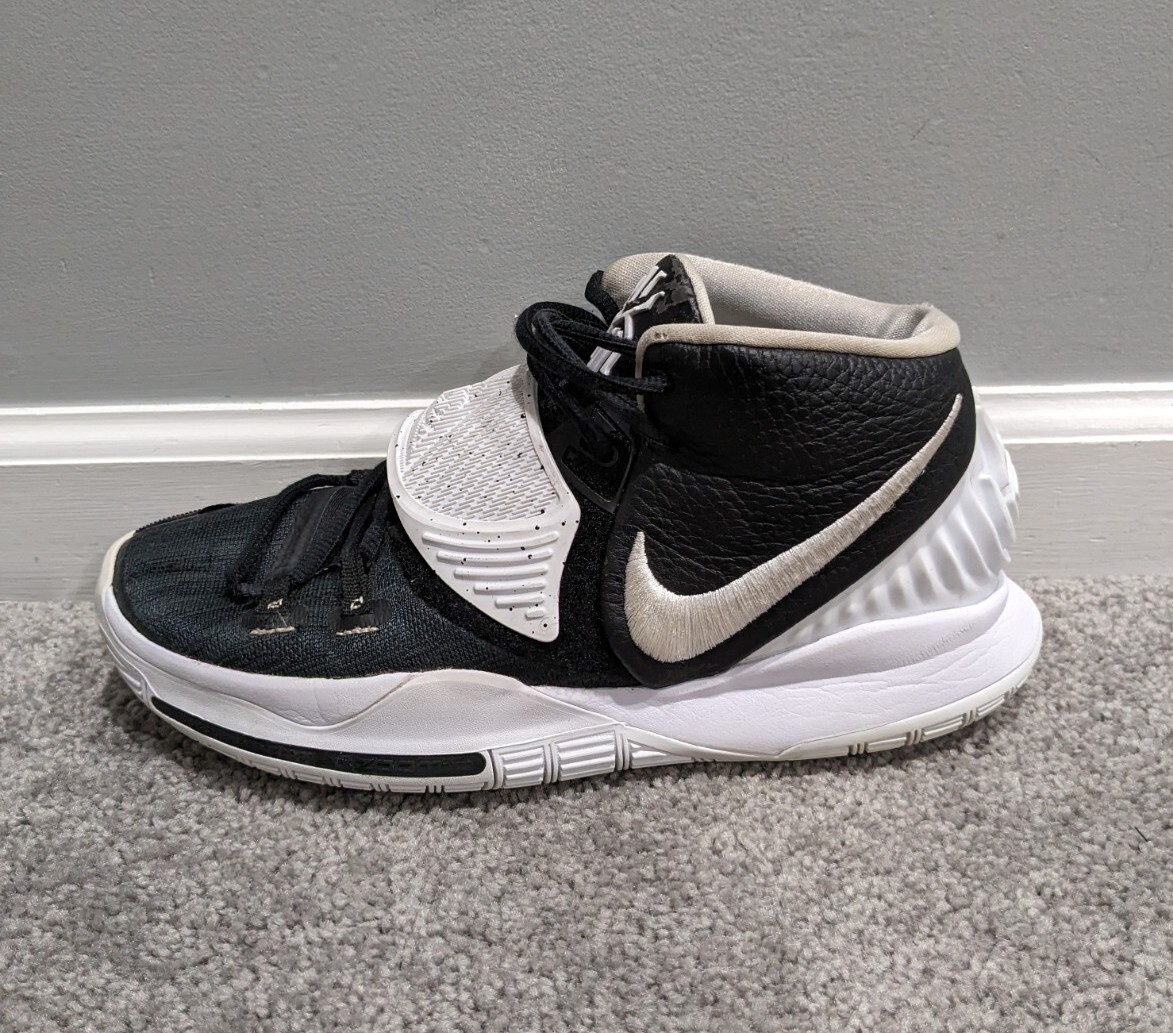 Size 7 - Nike Kyrie 6 Team Black White for sale online | eBay