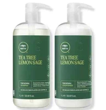 Paul Mitchell Tea Tree Lemon Sage Thickening Shampoo & Conditioner Liter Duo
