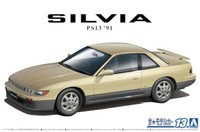 Aoshima Das Modellauto Nr. 13 Nissan PS13 Silvia K's Diamond 1/24 Plastikmodell