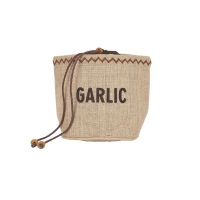 KitchenCraft Natürliche Elemente Umweltfreundlicher Knoblauch Jutesack