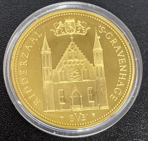 NETHERLANDS, RIDDERZAAL S-GRAVENHAVE WILLEM II GRAAF VAN HOLLAND MEDALLION - Picture 2 of 5