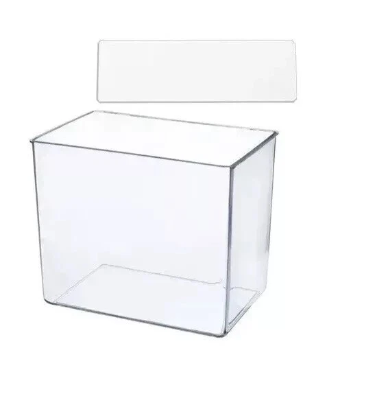 ABGIL GLASS MOULDED TERRARIUM RECTANGULAR JAR WITH GLASS COVER