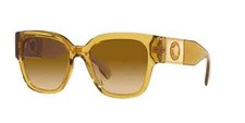 VERSACE  4437U  4437U 5347 - 2L  54  TRANSPARENT HONEY  LIGHT YELLOW OCHRE