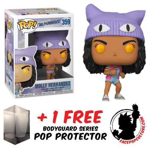 FUNKO POP MARVEL RUNAWAYS MOLLY HERNANDEZ #359 VINYL FIGURE + FREE POP PROTECTOR - Picture 1 of 1