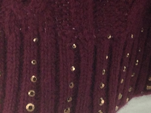 Bufanda de invierno larga RALPH LAUREN Burgundy WOOL-CASHMERE para mujer - $58 MSRP - Imagen 4 de 9