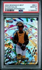 2024 Bowman's Best Ethan Salas Showpieces🔥PSA 10🔥POP 18🔥GEM MINT🔥