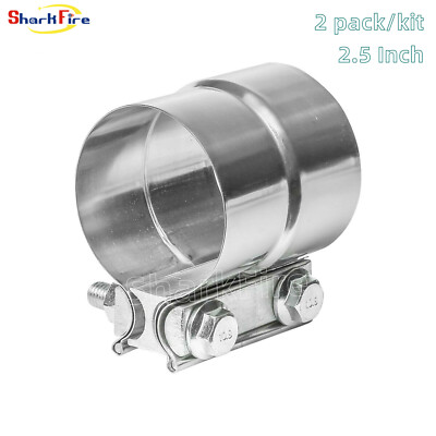 2.5In universal pre-formed Band Clamp Torctite Stainless  Step Lap Joint