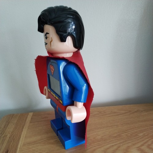 Lego DC Super Heroes Superman Figure Alarm Clock - Picture 6 of 9