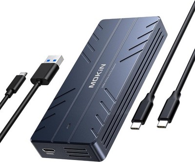 40Gbps M.2 NVMe Enclosure with Cooling Fan,Thunderbolt SSD for Gray