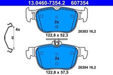 ATE Bremsbelagsatz, Scheibenbremse 13.0460-7354.2 für AUDI CUPRA SEAT SKODA VW