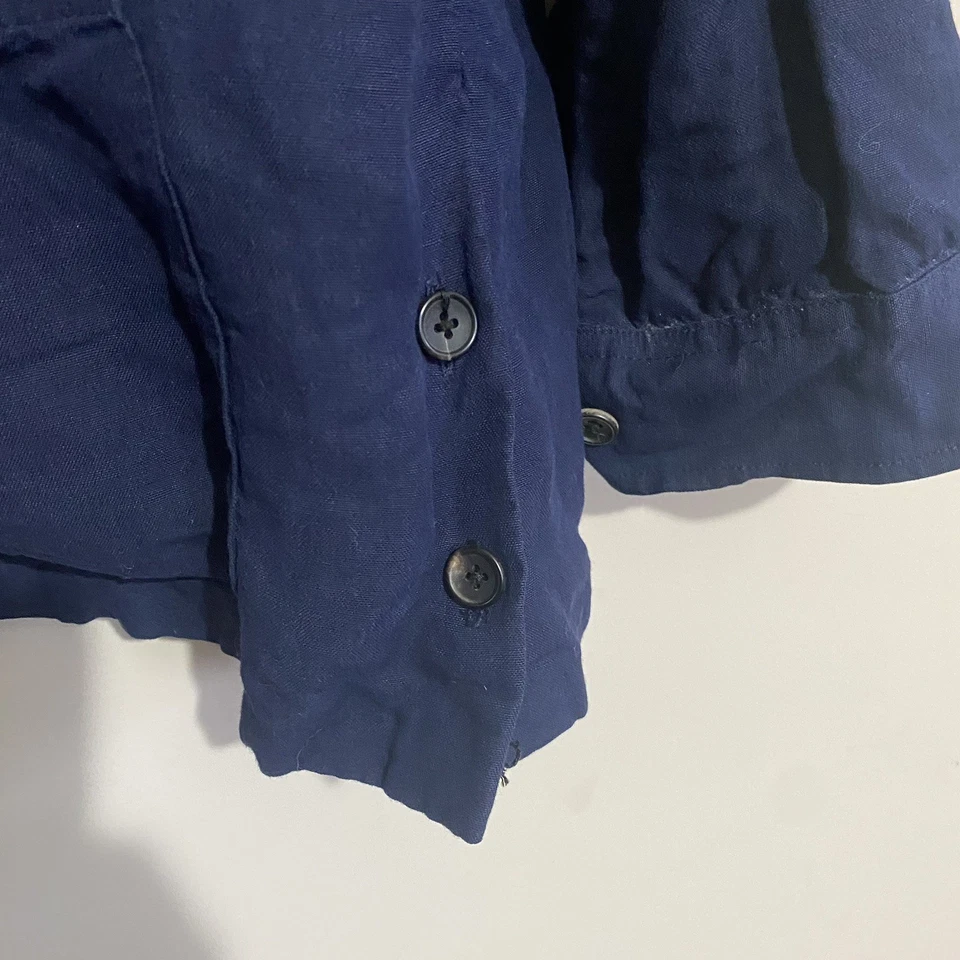 Polo Ralph Lauren Distressed Utility Chore Shirt Jacket Men’s Sz XXL Vintag Blue - Image 3 of 4