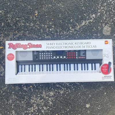 Rolling Stone 54-Key Electronic Keyboard Piano w/Bonus Microphone 