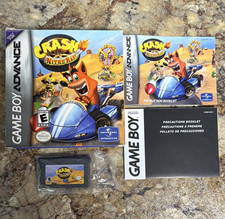 Universal Crash Nitro Kart (GBA) Complete Box Manual NTSC-U/C E 2003 Racing