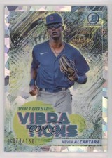 2022 Bowman Virtuosic Vibrations Atomic Refractor 74/150 Kevin Alcantara n0c